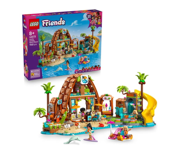 LEGO Friends 42673 Rodzinne wakacje na plaży - 1331632 - zdjęcie 2
